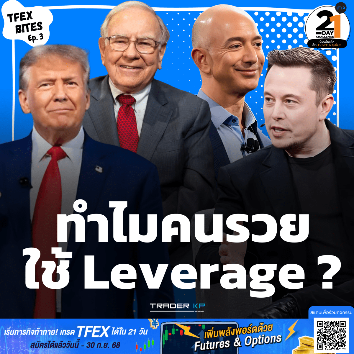 พลังของ Leverage: ทำไมคนรวยถึงใช้ และความเสี่ยงพอร์ตแตกเกิดจากอะไร?